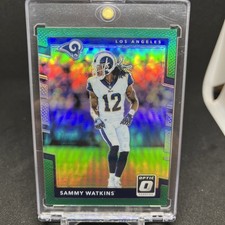 SAMMY WATKINS 2017 PANINI DONRUSS OPTIC #98 GREEN PRIZM RAMS #/5 CHIEFS SSP