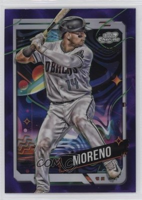 2024 Topps Cosmic Chrome Purple Nebula Refractor 79/150 Gabriel Moreno #60 0q4s