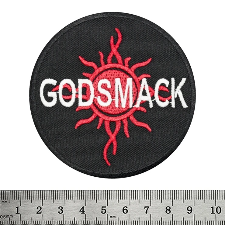 Death Band Logo Large Embroidered Sew-On Back Patch for Jacket Vest