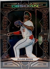 2023 Panini Chronicles Obsidian Electric Etch Orange Elijah Green 16/75