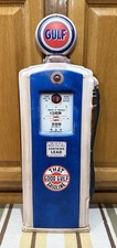 Gulf Gas Pump Sign Garage Parts Tools Garage Vintage Style Wall Decor Gulf Gas Pump Sign Garage Parts Tools Garage Vintage Style Wall Decor