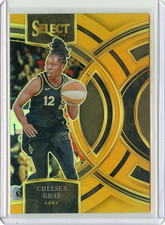 2024 Panini Select WNBA CHELSEA GRAY #138 Premier GOLD PRIZM /10 ACES