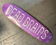 BRAIN DEAD Script Cruiser Zip Skateboard Deck Silk Screened! Sealed!
