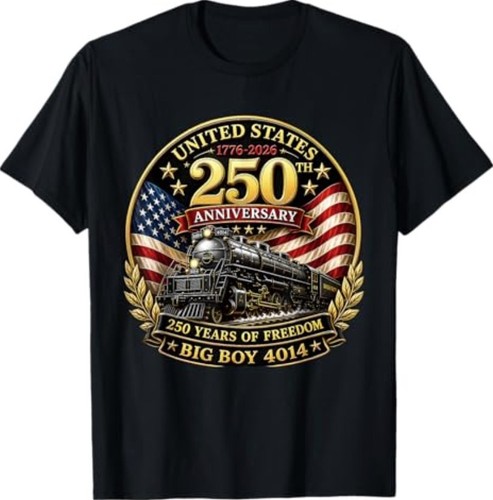 Big Boy 4014 Vintage 250 Steam Locomotive Railroad Train T-Shirt
