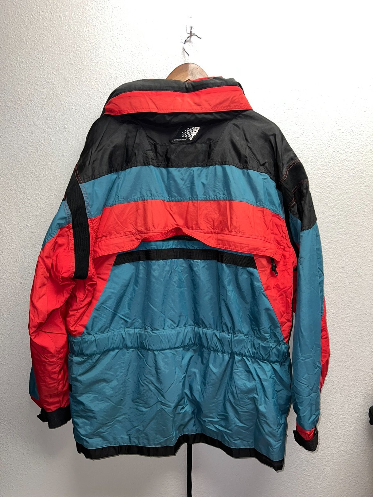 Boulder Tech Microlite Colorblock Ski Jacket Red … - image 11