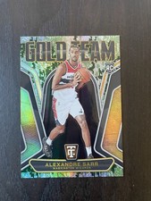 2024-25 Totally Certified Alexandre Sarr Gold Team Camo /25 RC Wizards