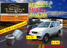 Kit Spessori Molle Rialzo SPACER SPRING Daihatsu Terios 97 06 3 CM Avanti Dietro