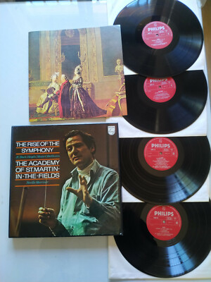 The Rise Of The Symphony Marriner 1970 Box 4 x LP + Libreto 12'' Vinilo VG/VG