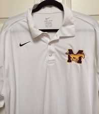 NIKE Dri Fit MICHIGAN STATE White Golf Sport Polo Shirt Short Sleeve Mens XL
