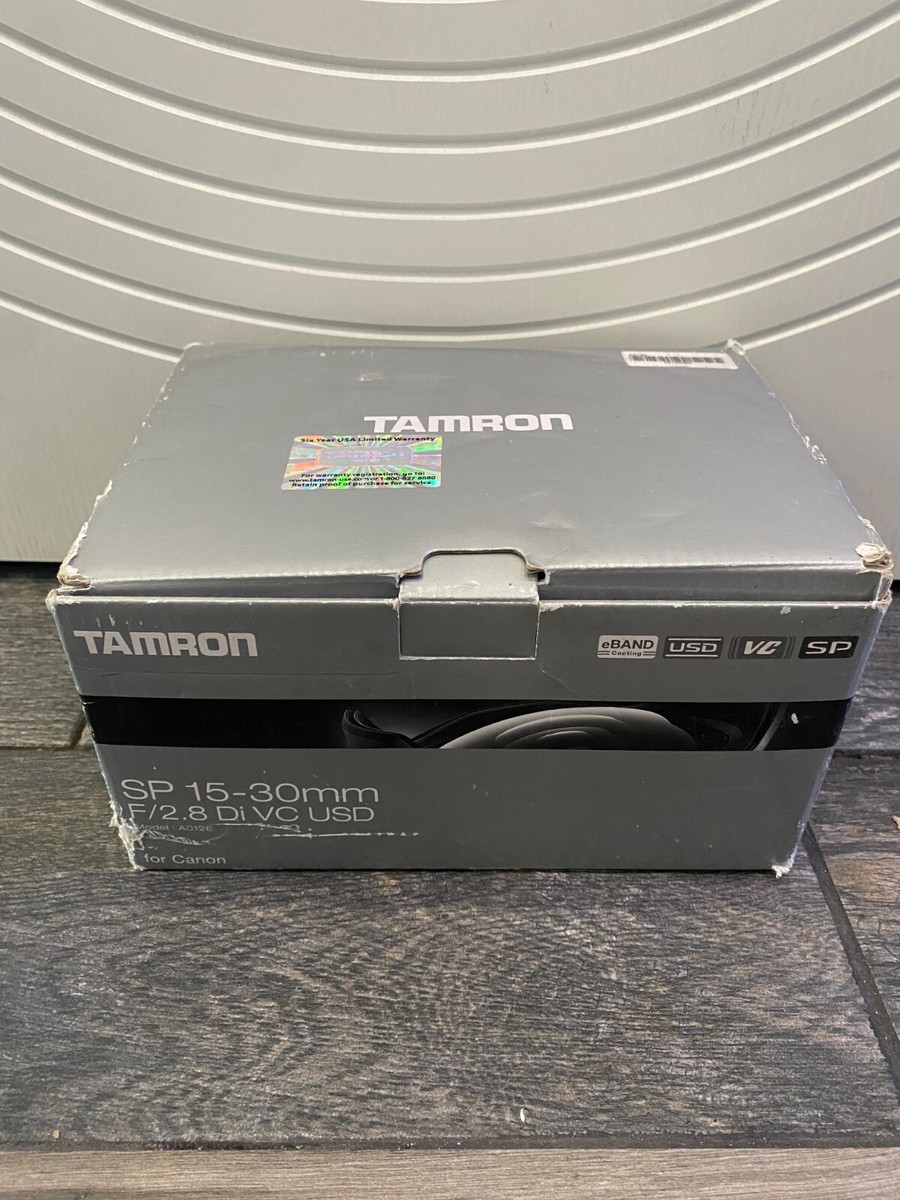 Tamron SP 15-30mm f/2.8 Di VC USD Lens for Canon EF MODEL AO12E
