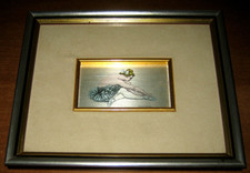 QUADRO di Francesco Messina BALLERINA Argento 999 Cromolitografia Cert. Garanzia