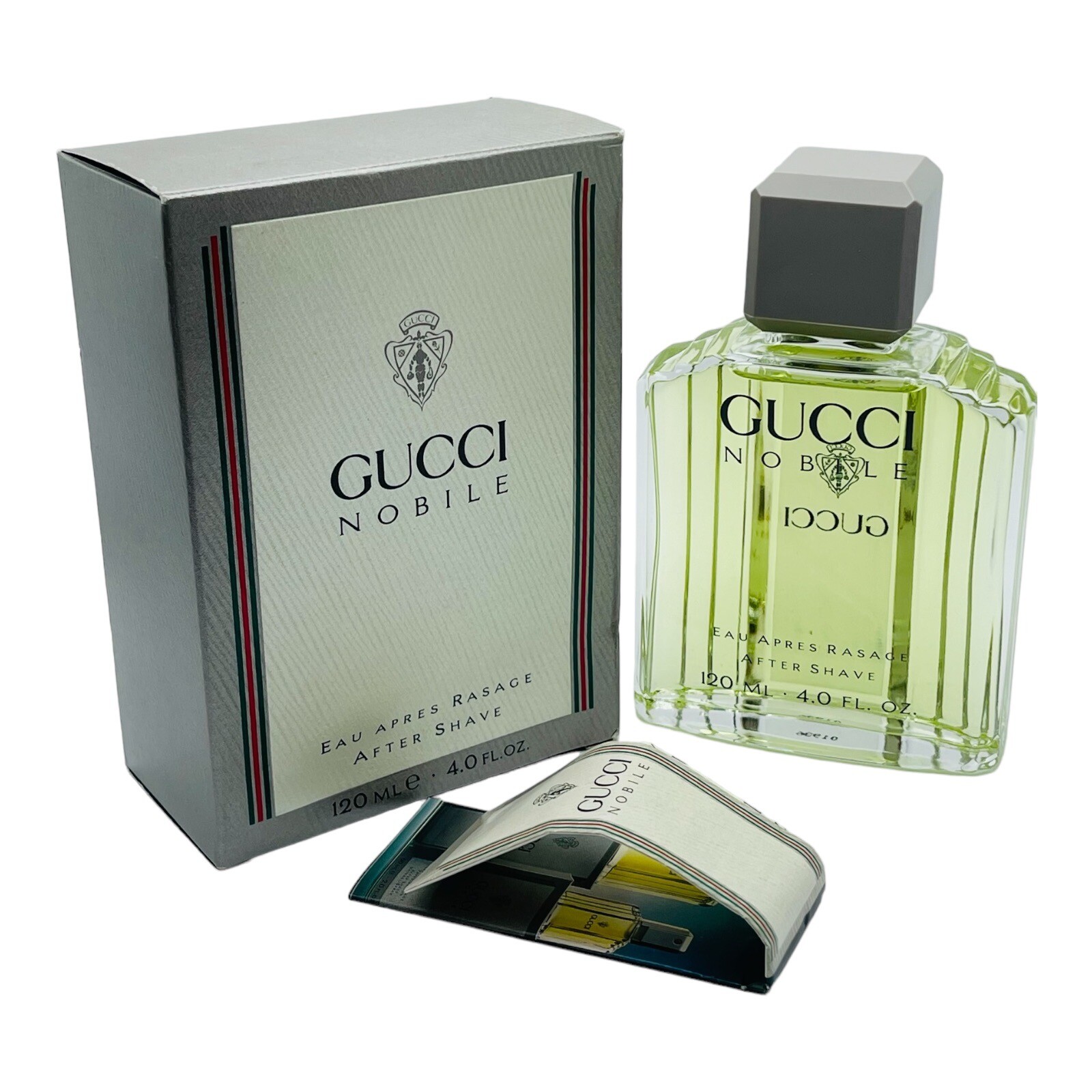 GUCCI NOBILE After Shave Splash 4oz / 120 ml NEW VINTAGE. Year 1990. France eBay