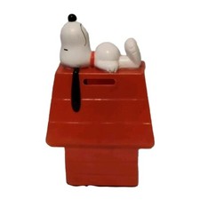 1966 Spoopy Coin Bank Plastic