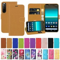 Case For Sony Xperia 10 III 1V 2023 10 IV 1IV PU Leather Wallet Flip Stand Cover