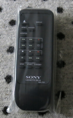 SONY RM-J701 REPLACEMENT REMOTE CONTROL FOR TC-K  770 850 890 808 909 TAPEDECK