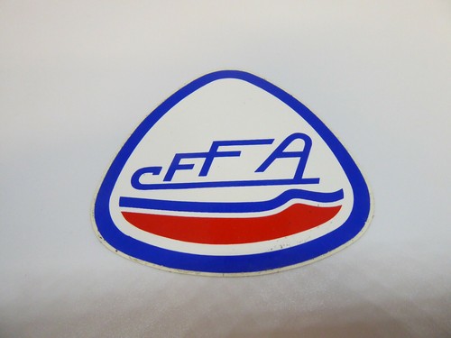 Autocollant FFC Vintage - Fédération Française De Cyclisme - Sticker Ancien Vélo