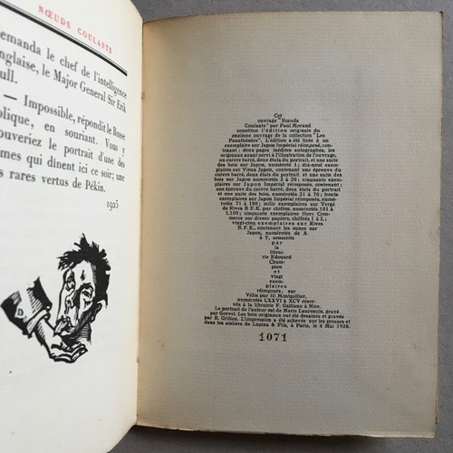 Paul Morand — Nœuds coulants — front. Laurencin — É.O. — ex. n° — Lapina — 1928. - Picture 9 of 9