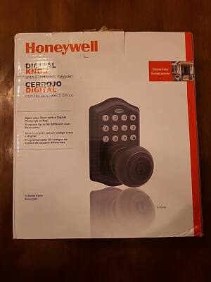 Honeywell Electronic Door Knob - New Open Box - Model 8732401