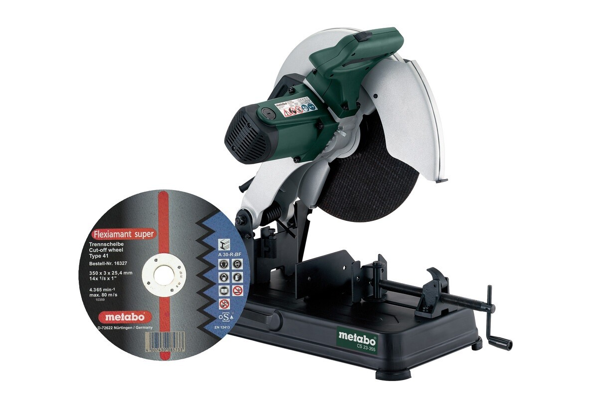 Metabo Metalltrennschleifer CS 23-355 Set 602335850 mit 