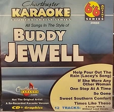 20604 BUDDY JEWELL  CHARTBUSTER KARAOKE CDG
