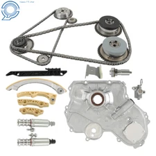Timing Chain Kit Oil Pump For Chevrolet Equinox Buick Verano GMC 2.2 2.4L