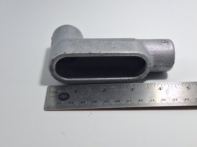 Crouse-Hinds LB17, Rigid Conduit Body 1/2 Lb Form 7 Thrd Rigid Outlet Body, 1 PC
