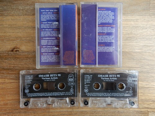 2 x SMASH HITS 98 SPICE SASH OASIS N-TRANCE MOBY BLUR KASSETTE TAPE MC 1997 EMI - Bild 2 von 3