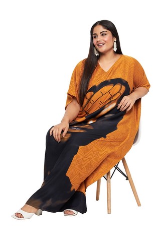Women Kaftan Plus Size Hippie Boho Dress Kimono Long Maxi Summer Beach Sundress - 第 86/122 張圖片