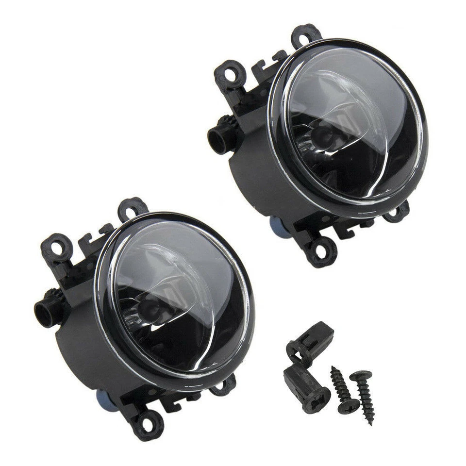 Fits For Acura Honda Lincoln Subaru Nissan RH & LH Front Fog Light Lamp W/Bulb - Image 3 of 4