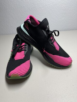Puma Womens Avid Evoknit 367988 01 Black Running Shoes Sneakers Size 7