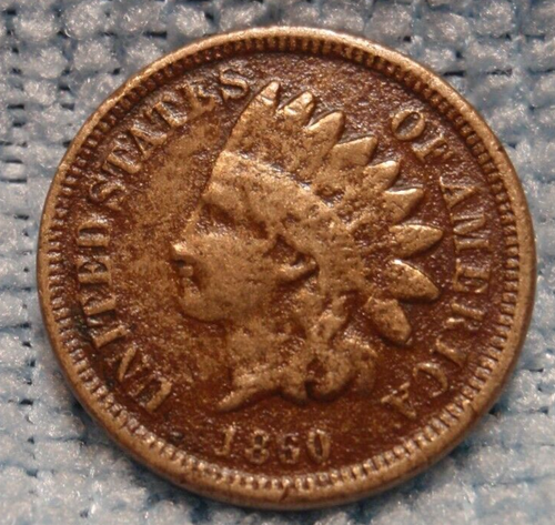 1860 w/LIBERTY Indian Head Copper Nickel Great detail-Civil WarEra Relic - - Picture 3 of 3