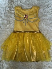 Disney Princess "Belle" girls sz. 4/5 classic full lined dress. Grt. shape
