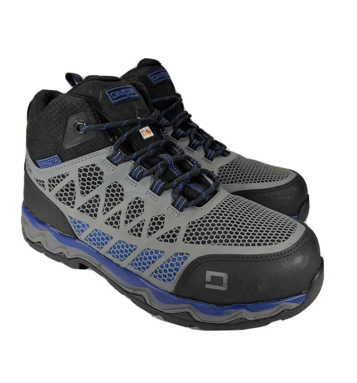 Dakota Work Boots Aluminum Toe Composite Plate Mid Cut Safety Hiker 9.5 US Men