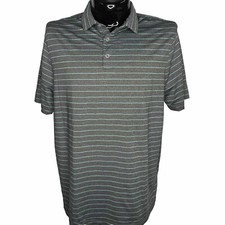 CHAMPION C9 Polo Shirt Mens XL Gray Golf Performance Wicking Stretchy Casual S/S