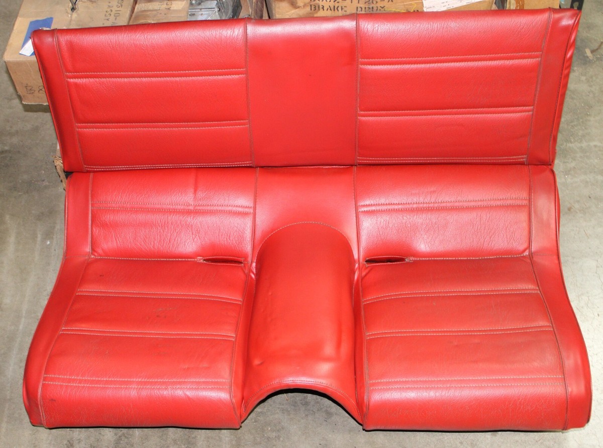 1965-1973 Mustang GT Mach 1 Boss Shelby ORIG FASTBACK REAR SEAT 71