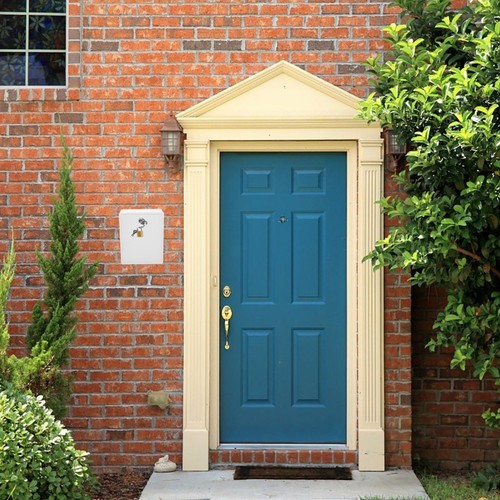 Wall Mount Milk Bottle Case Letter Box Wall Mounted Mailbox with Lock - Picture 5 of 12