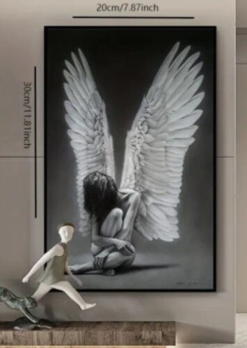 Quadro su tela erotico angelo quadri da parete  - Foto 1 di 1