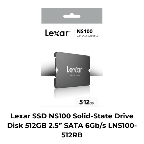 Lexar NS100 512GB SATA III 550 MB/s solid state drive (LNS100
