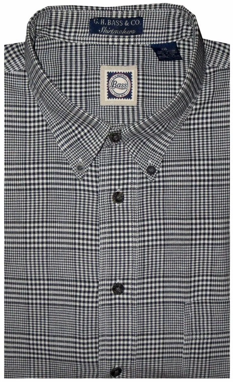 G.H. БАС & CO РУБАШКИMAKERS ПРИНЦ УЭЛЬСКИЙ ЧЕРНЫЙ БЕЛЫЙ КЛЕТКУ ПЛАТЬЕ РУБАШКА 2XL 18 - Изображение 3 из 4