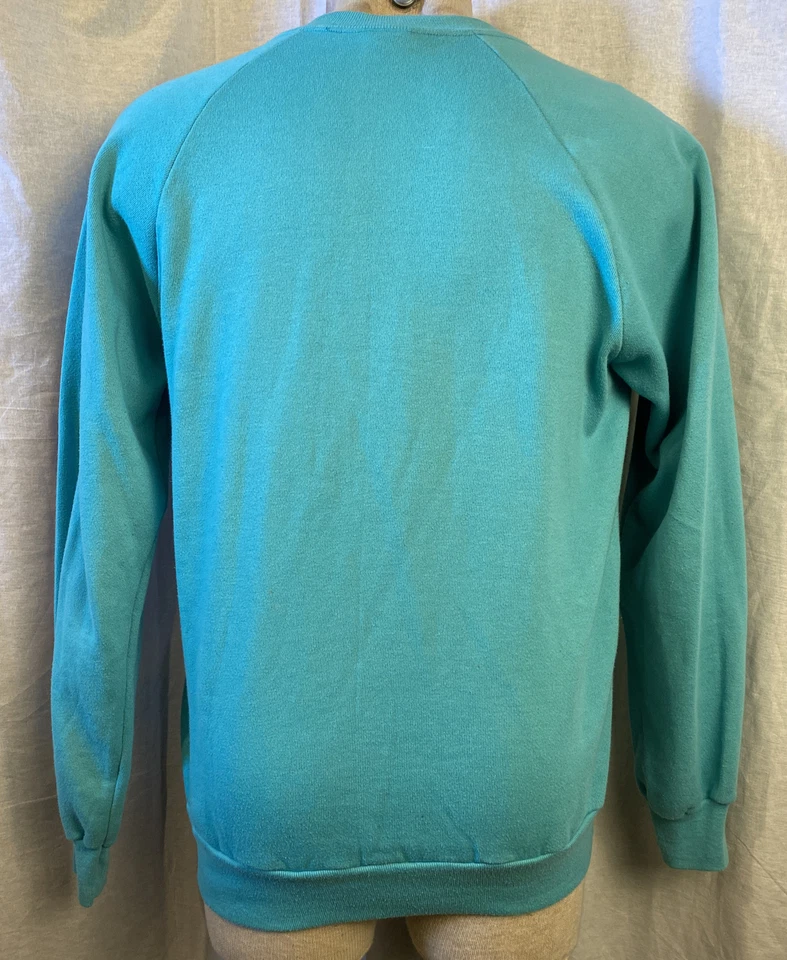 Винтажный свитшот бирюзовый большой 777 Las Vegas Monster Energy Crew вечеринка экстремальный - Изображение 4 из 4