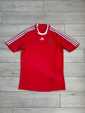 France National Team 2008 Adidas Football Shirt Soccer Jersey Red Size M Medium
