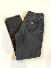 Vintage 80s Guess Dark Gray USA Georges Marciano Guess Jeans Womens Sz 31