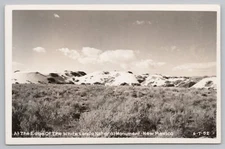 Real Photo Postcard New Mexico White Sands National Monument c1950 RPPC