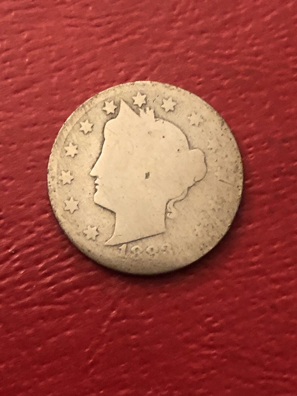 1883 With Cents Liberty V Nickel Better Date