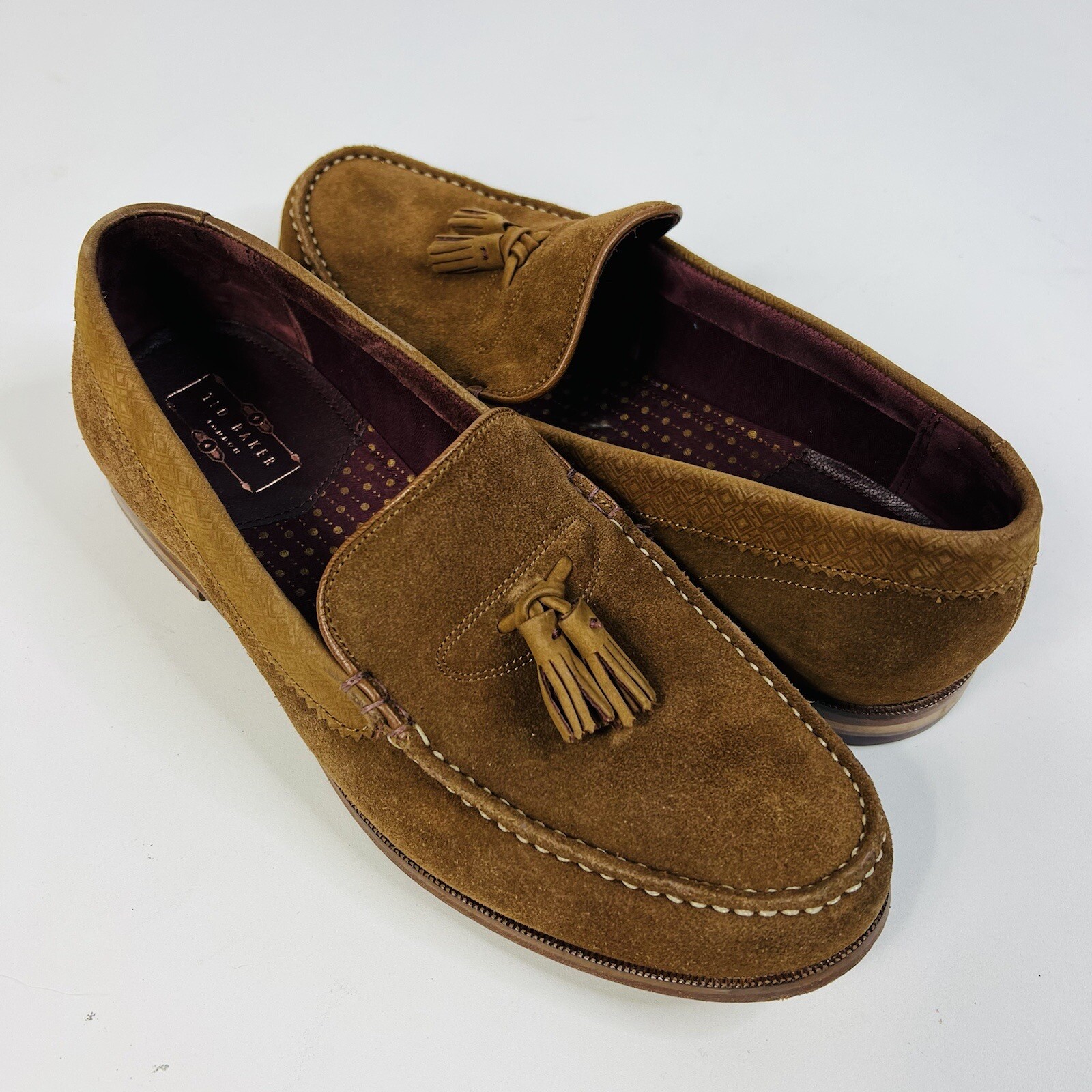 Ted Baker London Brown Suede Mens 