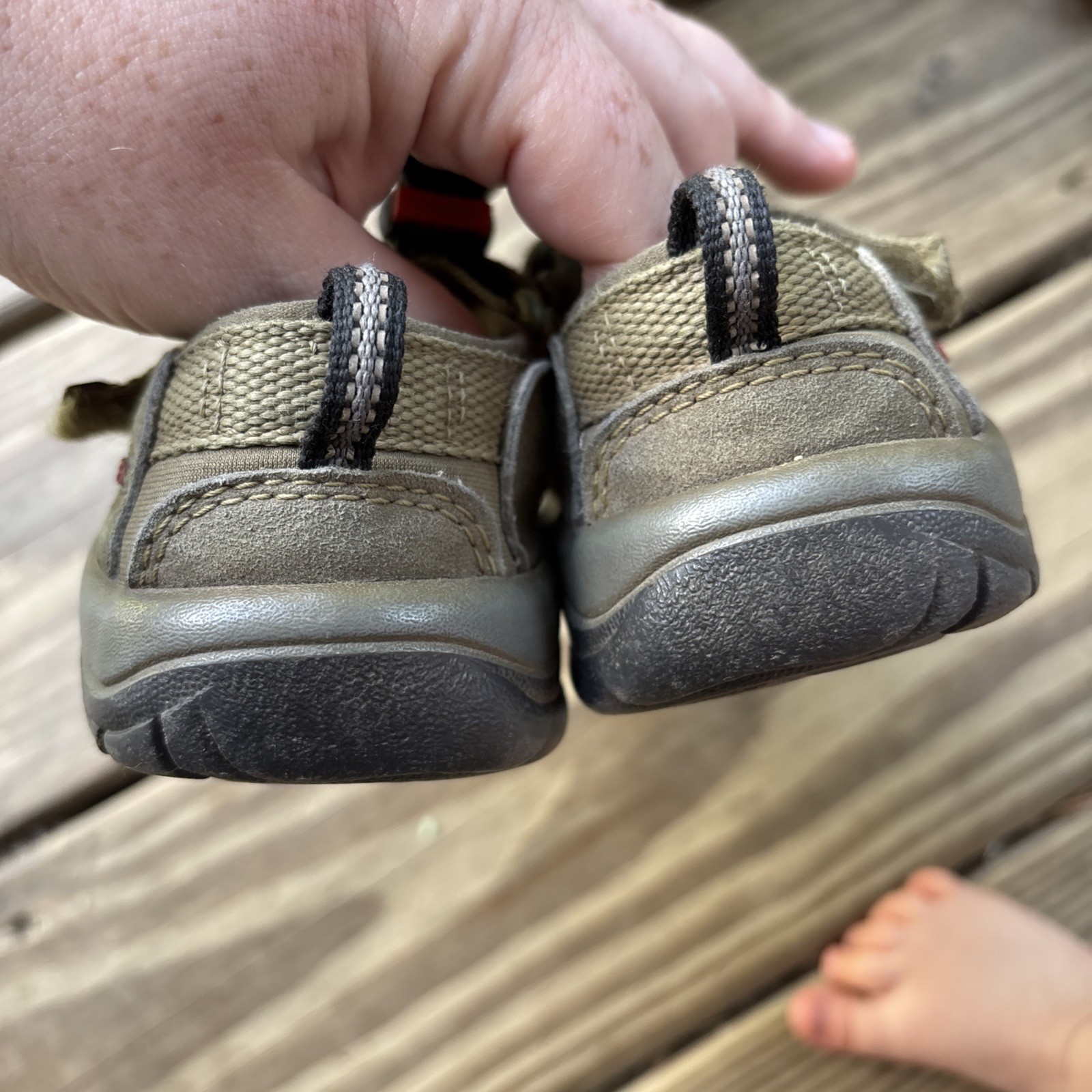 Sandali Keen marroni bambino taglia 8