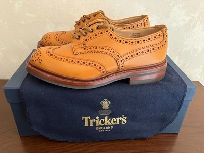 Tricker's Bourton Full Brogue - Acorn Antique - New - Men's UK5 Rare Size - 5633