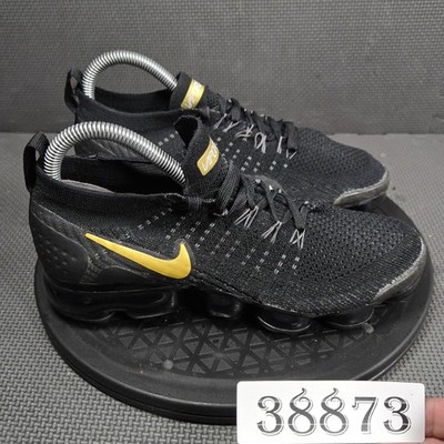 Nike Air VaporMax Flyknit 2 Shoes Womens Size 7.5 Black Sneakers 942843-012