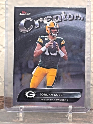 2025 Topps Finest Football CREATORS Refractor Jordan Love #CR-11