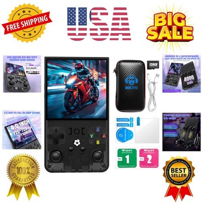 R36MAX Retro Handheld Game Console, 4.0-Inch IPS Display, 720x720 Resolution,...